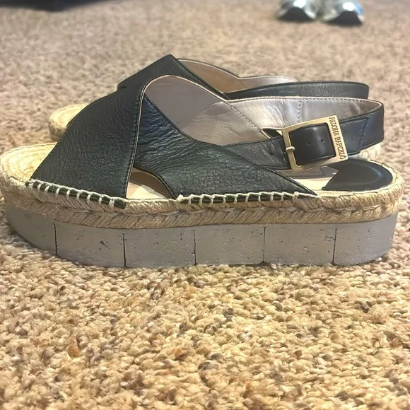 Paloma Barceló Women's Sandal Anambei Lory Nougat, Patent Black size 36 - Picture 3 of 8